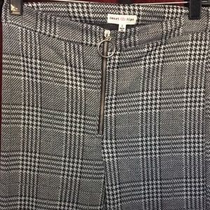 Black and white trousers fashion Nova